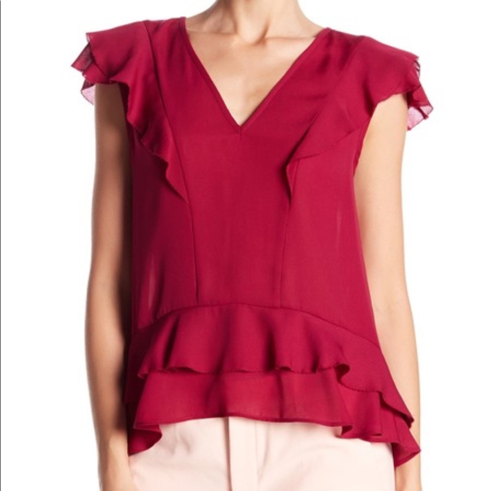 Parker Ruffle sleeve blouse